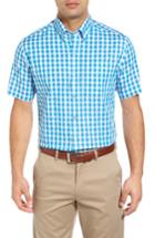 Men's Cutter & Buck Los Rios Check Wrinkle Free Sport Shirt