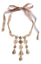 Women's Badgley Mischka Crystal & Freshwater Pearl Collar Necklace