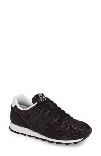 Women's New Balance 696 Sneaker .5 B - Black