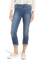 Women's Jen7 Rolled Straight Leg Crop Jeans - Blue