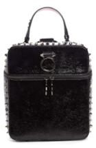 Christian Louboutin Rubylou Patent Leather Backpack - Black