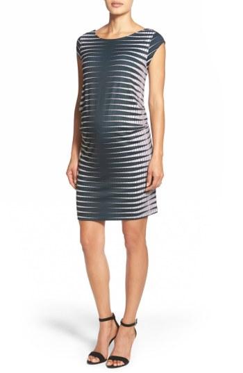 Women's Tart Maternity 'jillian' Cap Sleeve Maternity Dress - Green