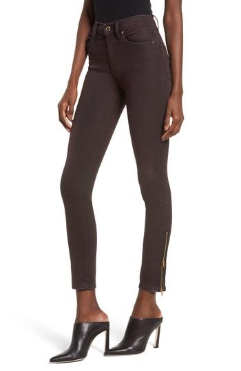 Women's Hudson Jeans Barbara High Waist Zip Ankle Jeans - Red