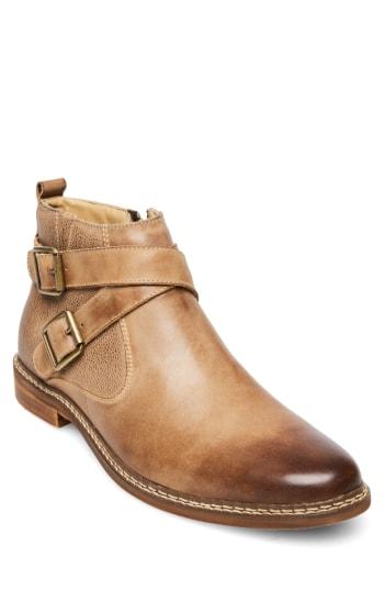 Men's Steve Madden Tipoff Zip Boot .5 M - Brown