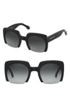 Women's Perverse Blazin Square Sunglasses - Black/ Black