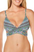 Women's Laundry By Shelli Segal Bohemian Bikini Top - Blue
