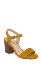 Women's Sole Society 'linny' Ankle Strap Sandal .5 M - Yellow
