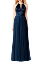 Women's After Six Satin & Chiffon Gown