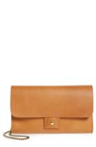 Clare V. Colette Maison Leather Shoulder Bag - Brown