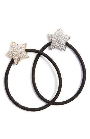 Tasha Twinkle Star Set Of 2 Ponytail Holders