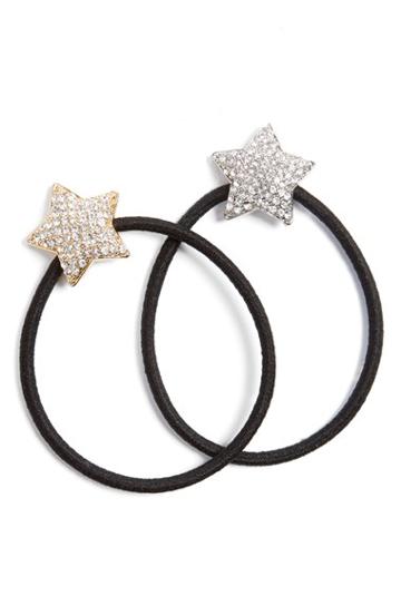 Tasha Twinkle Star Set Of 2 Ponytail Holders