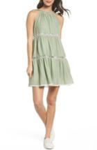 Women's Nsr Halter Babydoll Dress - Green