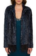 Women's Willow & Clay Animal Print Faux Fur Jacket
