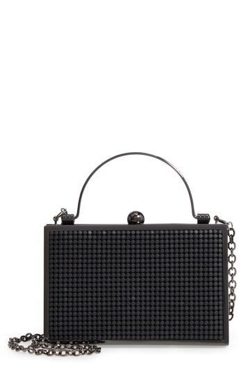 Whiting & Davis Bond Street Mesh Box Clutch -