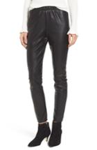 Women's Cupcakes And Cashmere Zowie Faux Leather Pants, Size - Black