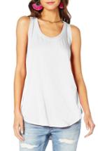 Women's Michael Stars Racerback Tank - White