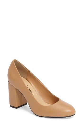 Women's Bella Vita 'nara' Block Heel Pump M - Beige