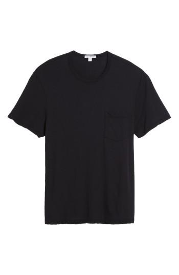 Men's James Perse Pocket T-shirt (xl) - Black
