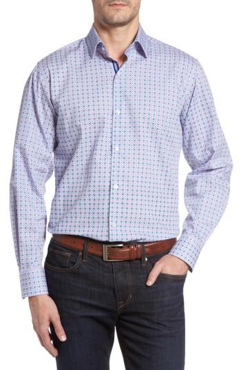 Men's Tailorbyrd Sycamore Print Sport Shirt