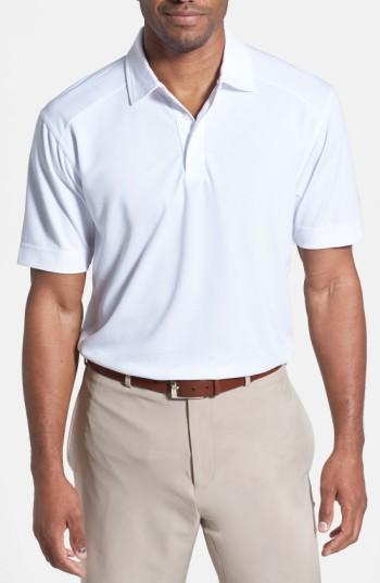 Men's Cutter & Buck 'genre' Drytec Moisture Wicking Polo, Size - White (online Only)