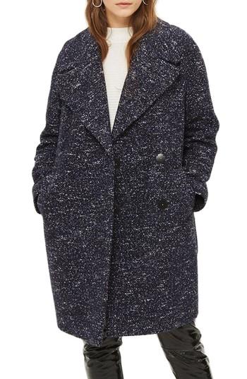 Women's Topshop Boucle Cocoon Coat