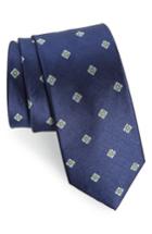 Men's The Tie Bar Medallion Flare Silk Tie, Size - Blue