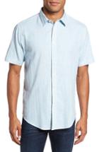 Men's Coastaoro Encinitas Fit Sport Shirt, Size Large - Blue