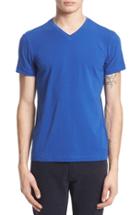 Men's Armani Collezioni V-neck T-shirt - Blue