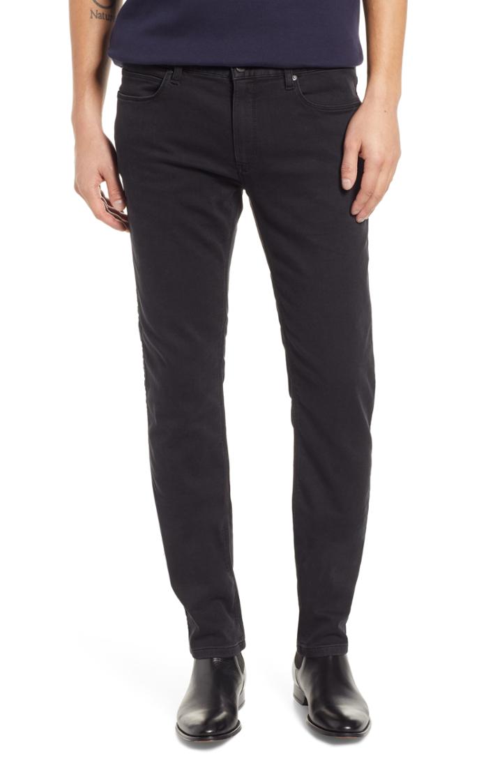 Men's Hugo Hugo Boss 708 Slim Fit Jersey Jeans X 34 - Grey
