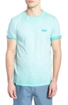 Men's Superdry Orange Label Low Roller T-shirt, Size - Blue/green