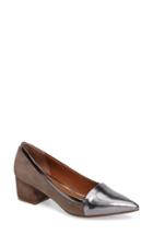 Women's Linea Paolo Opal Block Heel Pump M - Beige