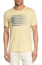 Men's John Varvatos Star Usa Peace Flag Graphic T-shirt, Size - Yellow