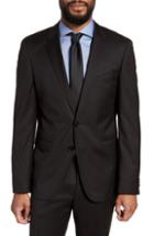 Men's Boss Ryan Cyl Extra Trim Fit Solid Wool Sport Coat S - Black