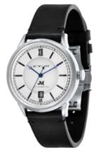 Men's James Mccabe Heritage Ii Automatic Leather Strap Watch, 39.5mm
