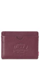 Men's Herschel Supply Co. Charlie Leather Card Case -