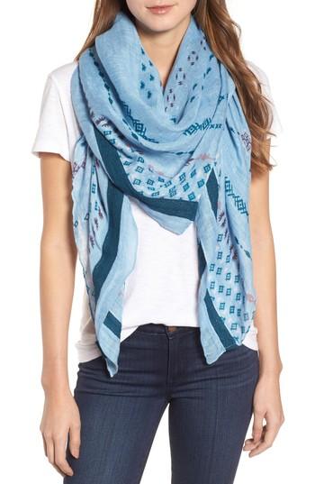 Women's Caslon Mixed Print Scarf