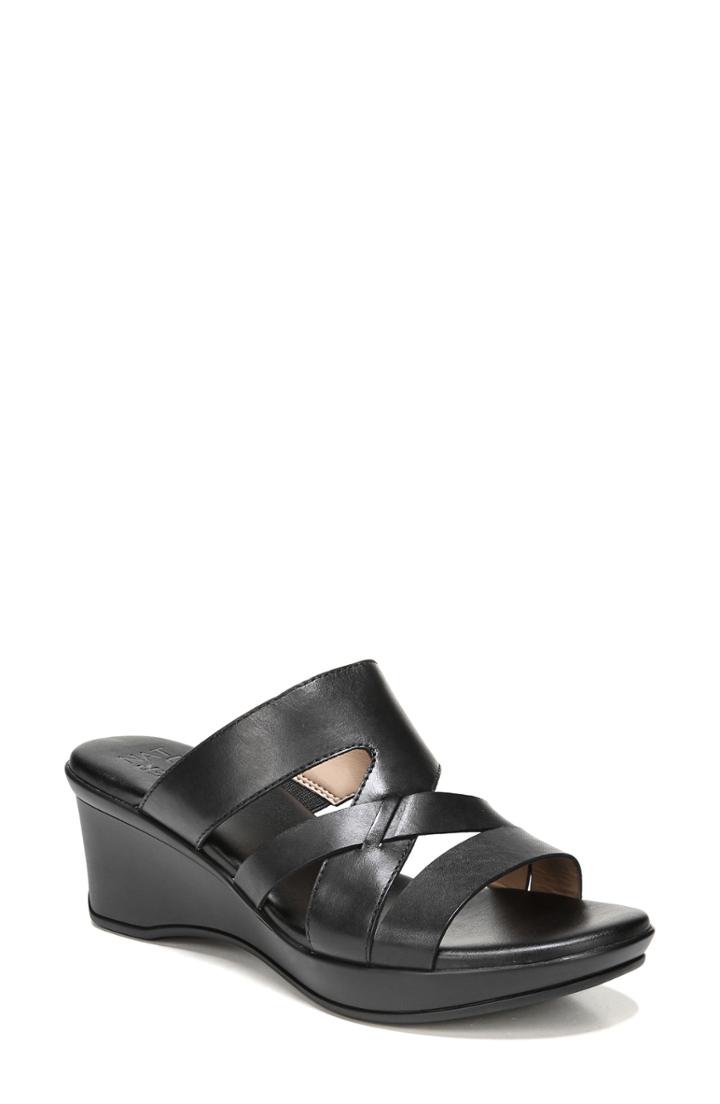 Women's Naturalizer Vivy Wedge Sandal .5 N - Black