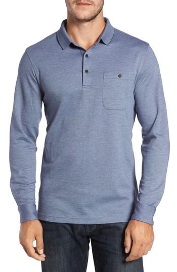 Men's Bugatchi Classic Fit Pique Polo, Size - Grey