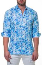 Men's Maceoo Luxor Noisy Slim Fit Sport Shirt (m) - Blue