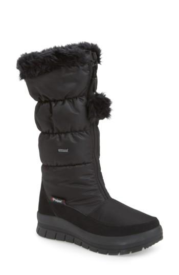 Women's Pajar Toboggan 2 Faux Fur Trim Insulated Waterproof Boot -5.5us / 36eu - Black
