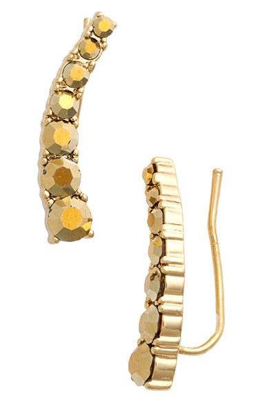 Women's Kate Spade New York 'dainty Sparklers' Ear Crawlers