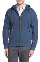 Men's Thaddeus Hudson Zip Hoodie, Size - Blue