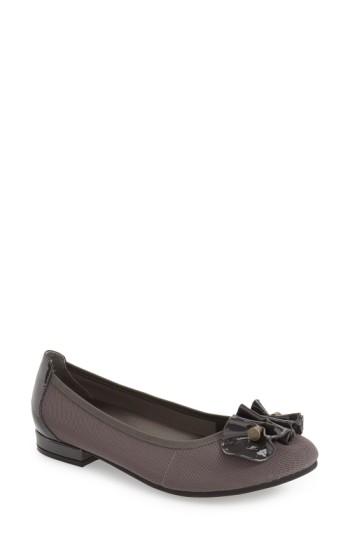 Women's David Tate 'alice' Flat .5 M - Grey