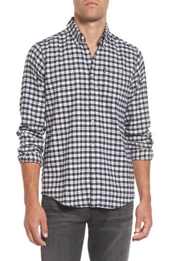 Men's Barbour Blake Plaid Sport Shirt - Blue