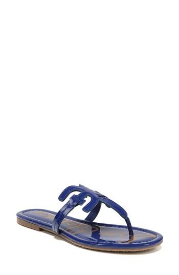 Women's Sam Edelman Carter Thong M - Blue