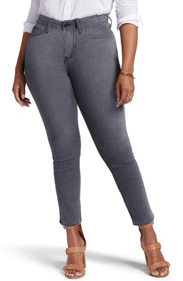 Women's Curves 360 By Nydj Shape Slim Straight Leg Jeans - Grey