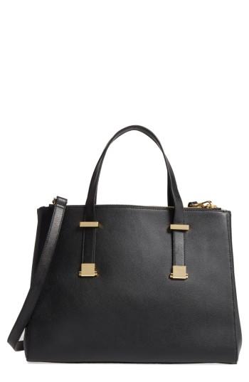 Ted Baker London Large Alunaa Convertible Leather Tote - Black