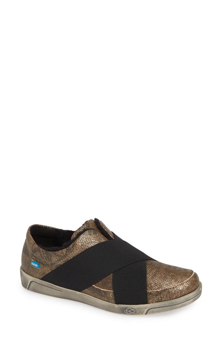 Women's Cloud April Wool Lined Sneaker -8.5us / 39eu - Brown