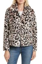 Women's Rebecca Taylor Faux Fur Jacket - Brown