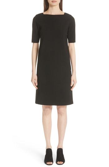Women's Lafayette 148 New York Cyra Lace Panel Dress - Black